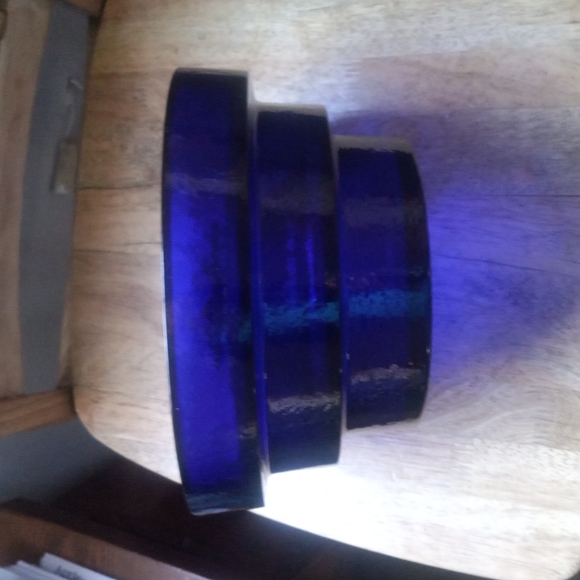 COPY - Cobalt blue vintage glass - Picture 3 of 3